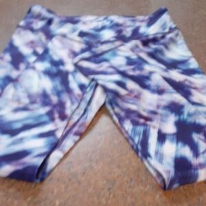 Kyodan Purple & Blue Tie-Dye Leggings